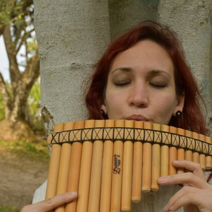 Panflute 21 Pipes ~ Professional Bamboo Flute