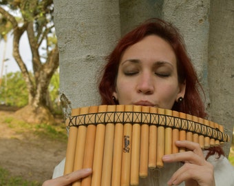 Panflute 21 Pipes ~ Professional Bamboo Flute