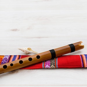 Quena Flute Key in G ~ Flute with case