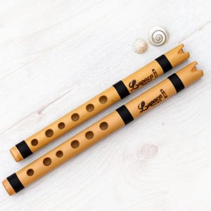 Quenilla Flutes Kit Professional of Bamboo ~ key D & C ~ with Case