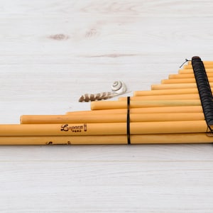 Zampoña Flute Marimacha ~ Professional Panpipe ~ Key in E Minor