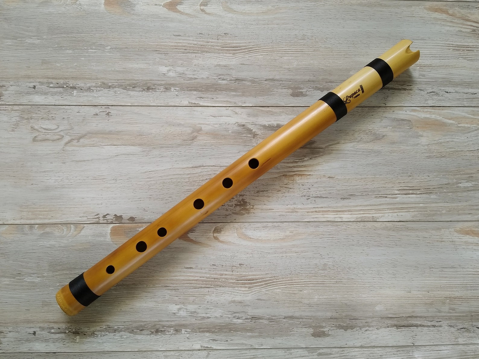 Quena Flauta clave en C Bambú Quenacho Etsy