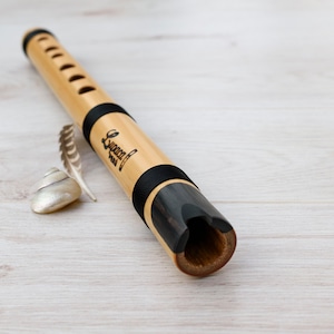 Quenacho Flute Professional ~ Ebony Mouthpiece ~ Key in D