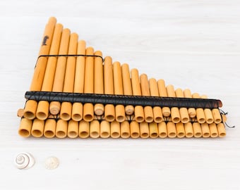 Flauta de Pan Andina Cromática ~ Posiciones de Piano ~ Zampoña Profesional