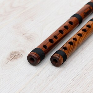 Quenilla Flutes - Flute Bottom - Kit Professional of flutes made in Jacaranda Wood and tuned in D (Re) and C (Do) 440 Hz or 432 Hz.