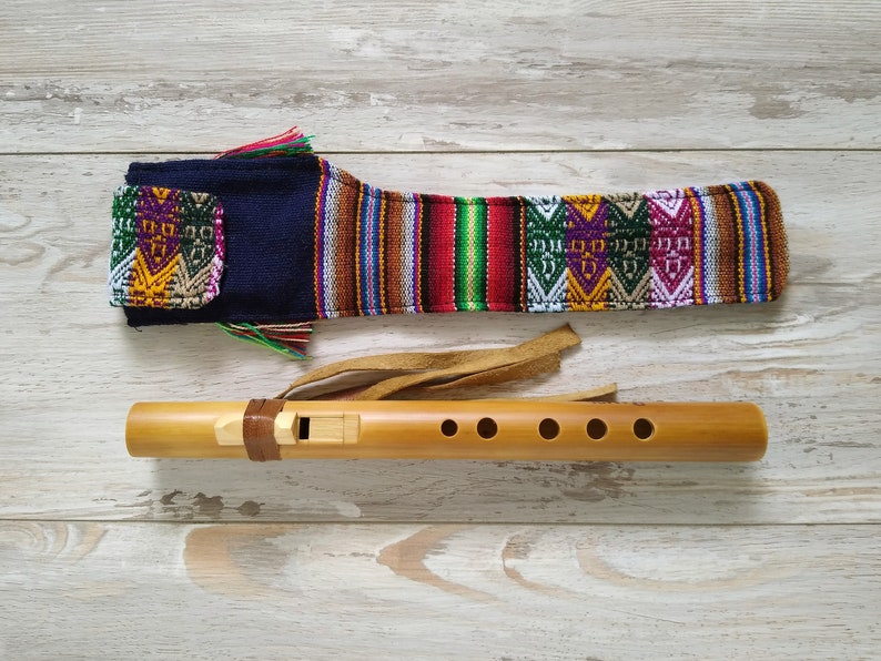 Native Flute Bamboo Small Flute with case Etsy
