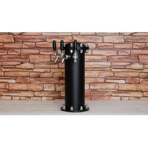 Kundenspezifisches Fassbier-Turm Hydrant 5.5 Schwarz