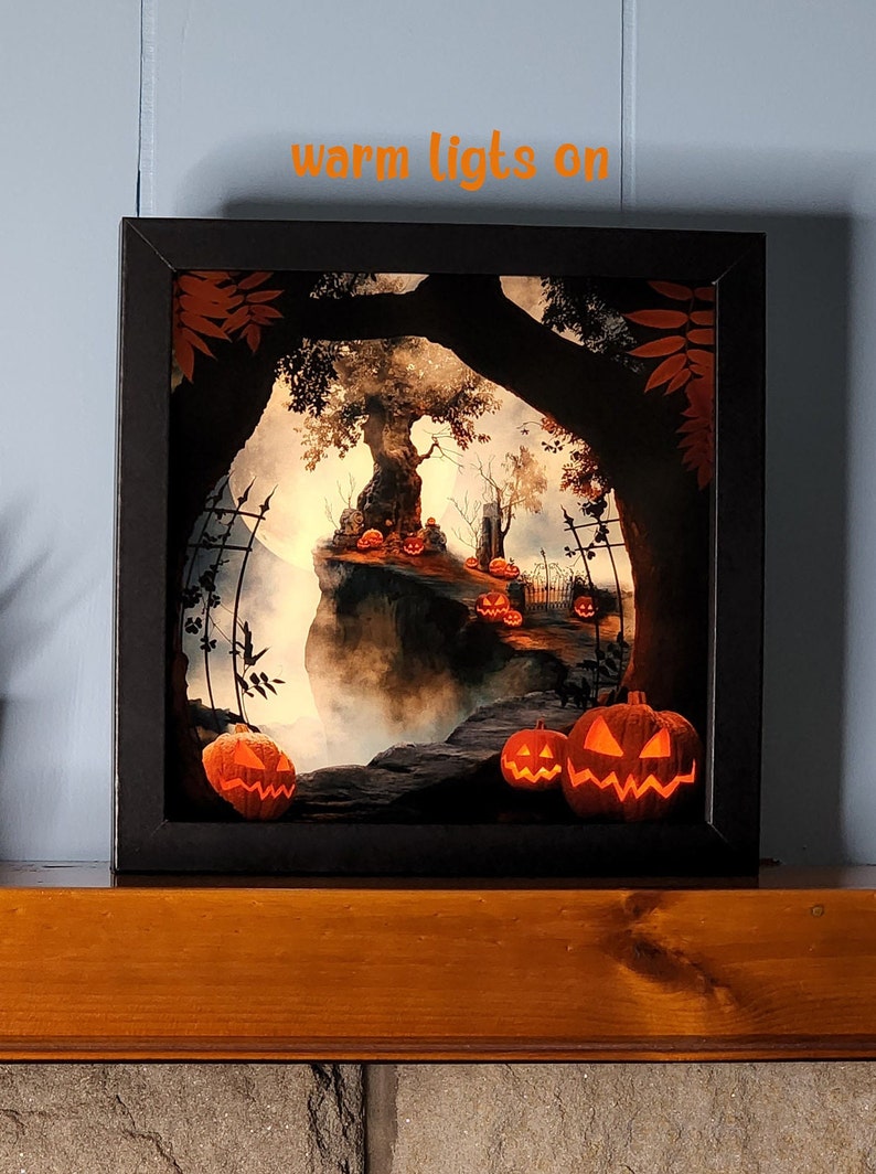 Halloween Decorations Halloween Home Decor Spooky Pumpkin Etsy