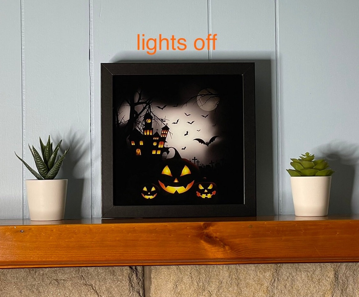 Halloween Decorations Halloween Home Decor Spooky Pumpkin Etsy
