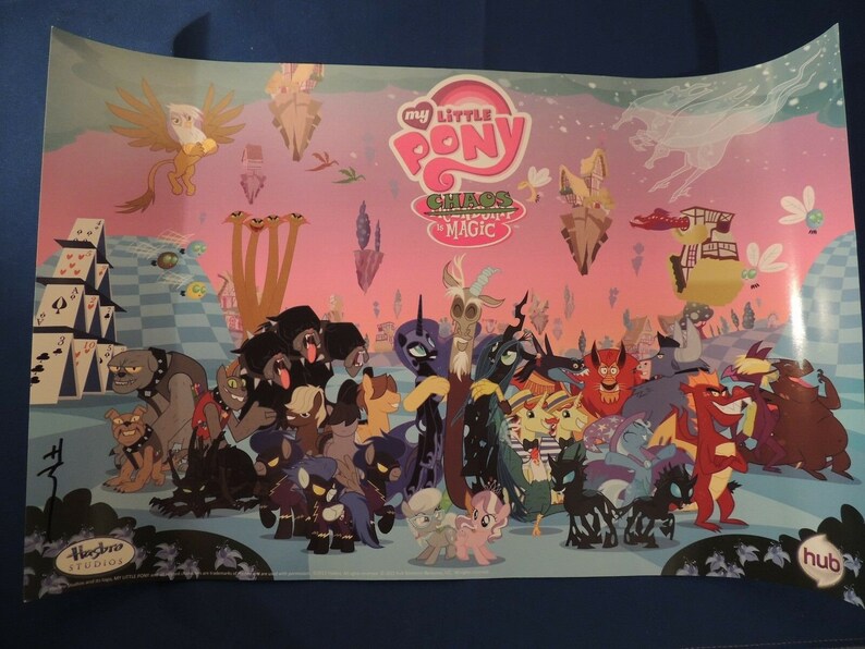 Autographed MY LITTLE PONY Convention Exclusive Poster Etsy