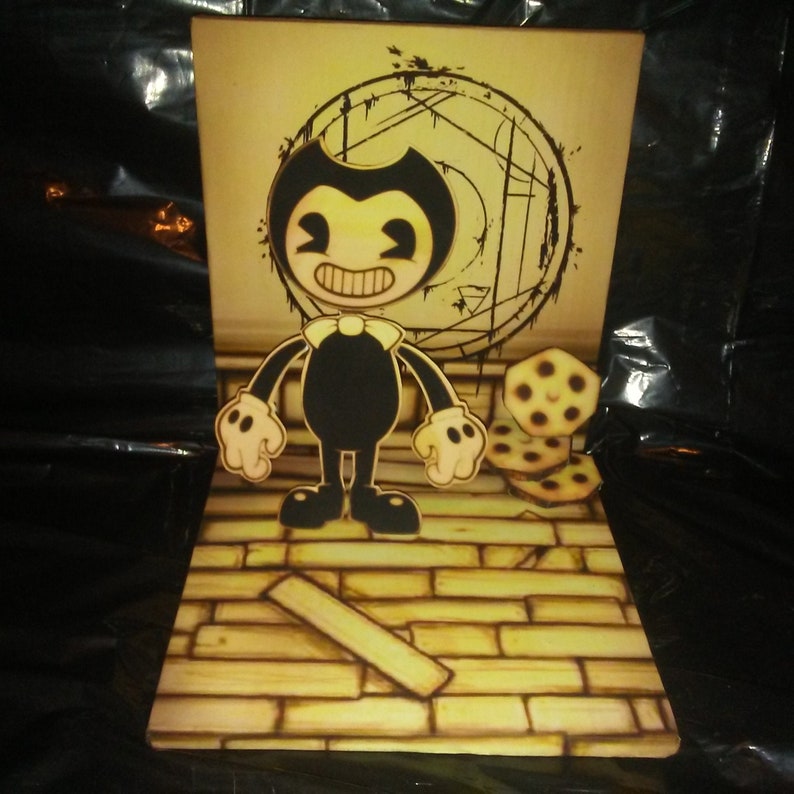 Bendy and the ink machine FUNKO POP Display Hallway Diorama | Etsy