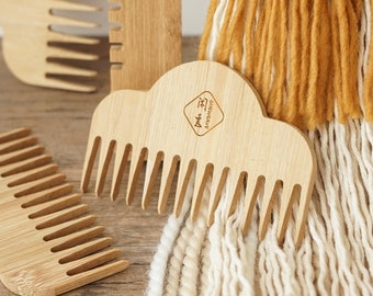 SirMo Tapestry Weaving Tool Wood Loom Comb DIY Braided Tools Comb