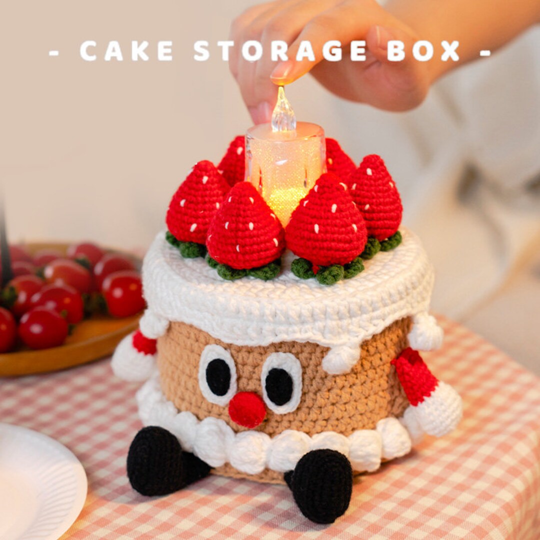 Cake Crochet Kit,crochet Cake, Beginner Crochet Kit, Diyc Gifts, Cake