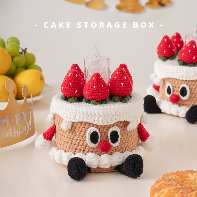 Cake Crochet Kit,crochet Cake, Beginner Crochet Kit, Diyc Gifts, Cake