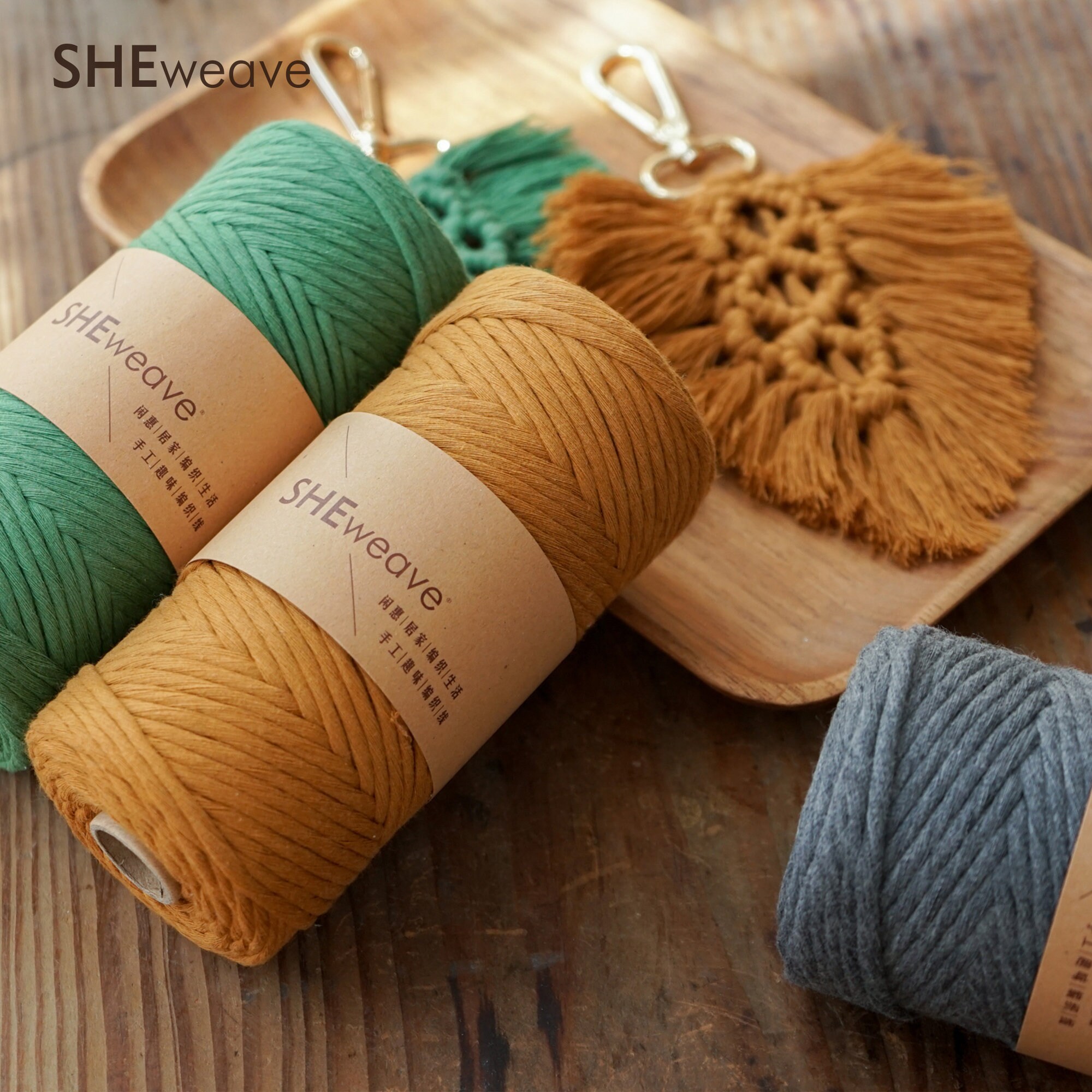 Single Strand Macrame Cord Macrame Rope 3mm100m109yd Etsy