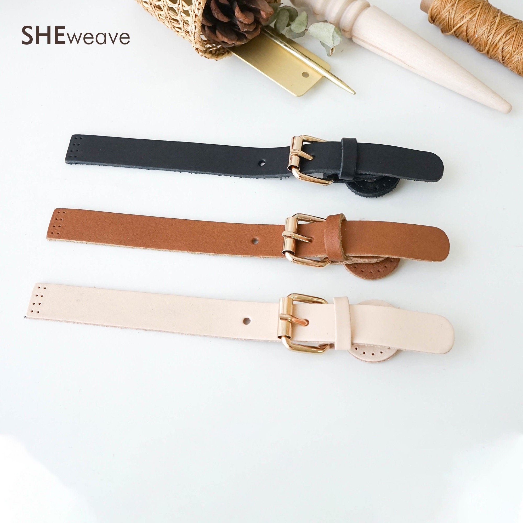 leather bag buckle