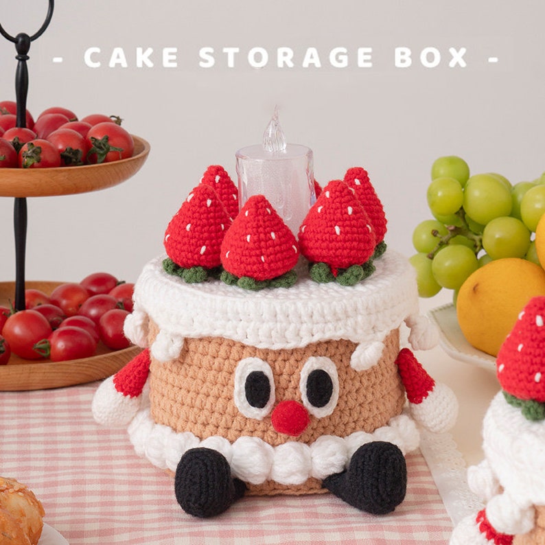 Cake Crochet Kit,crochet Cake, Beginner Crochet Kit, Diyc Gifts, Cake