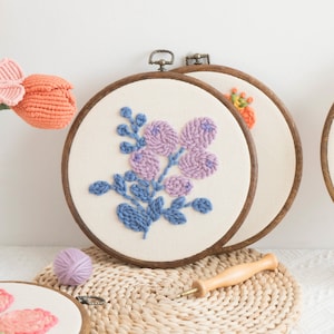 punch needle kit for beginner ,embroidery kit,diy kits for adults,punch needle pattern