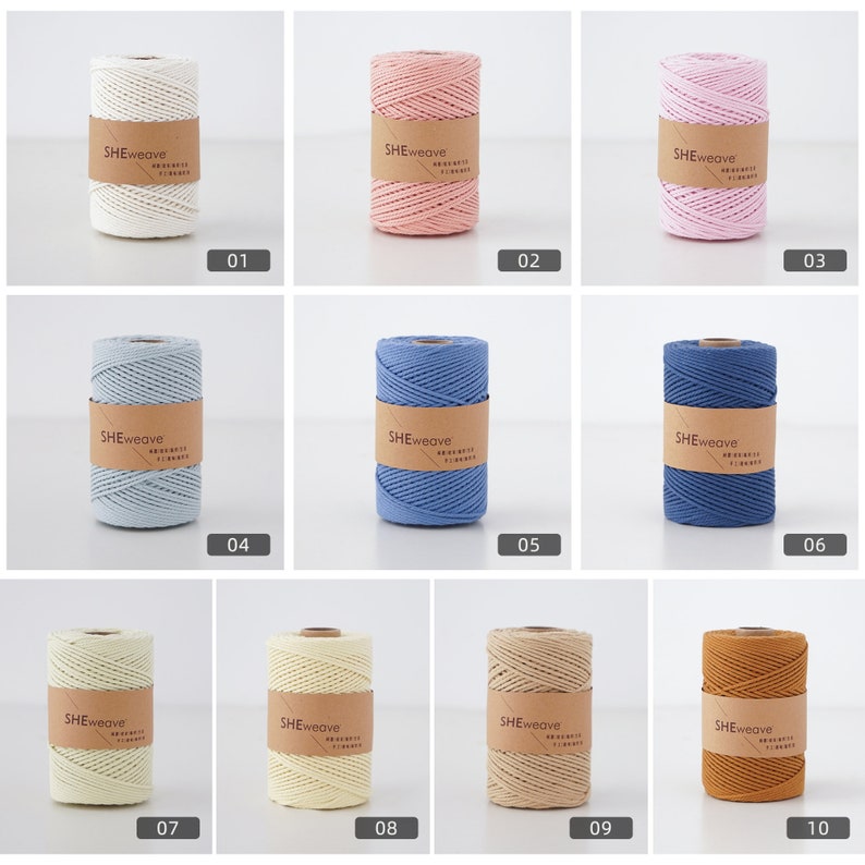 2mm Macrame Cord 100 Cotton Cord macrame Ropebest for Etsy Australia