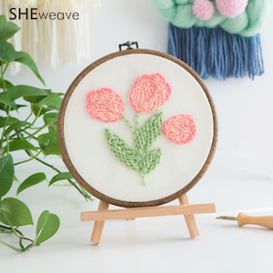 Beginner Punch Needle Kits,Punch Needle Embroidery Kit, Craft For Kids,