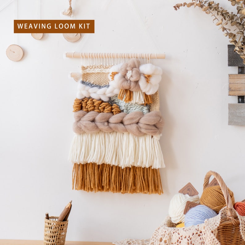 Weaving Loom Kit for Beginners weaving Starter Packdiy Woven Etsy