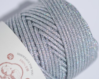 Shiny Polyester Macrame Cord for Handbag Crochet (3mm)