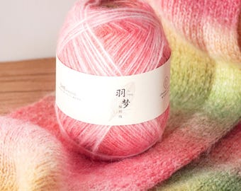 Soft Gradient DK Weight Yarn for Knitting, Crochet, Scarves, Shawls, Blankets