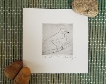 Little Bird // Intaglio Print