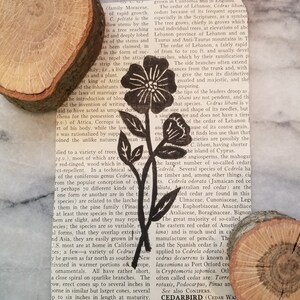 Simple Flower // Linoleum Relief Print