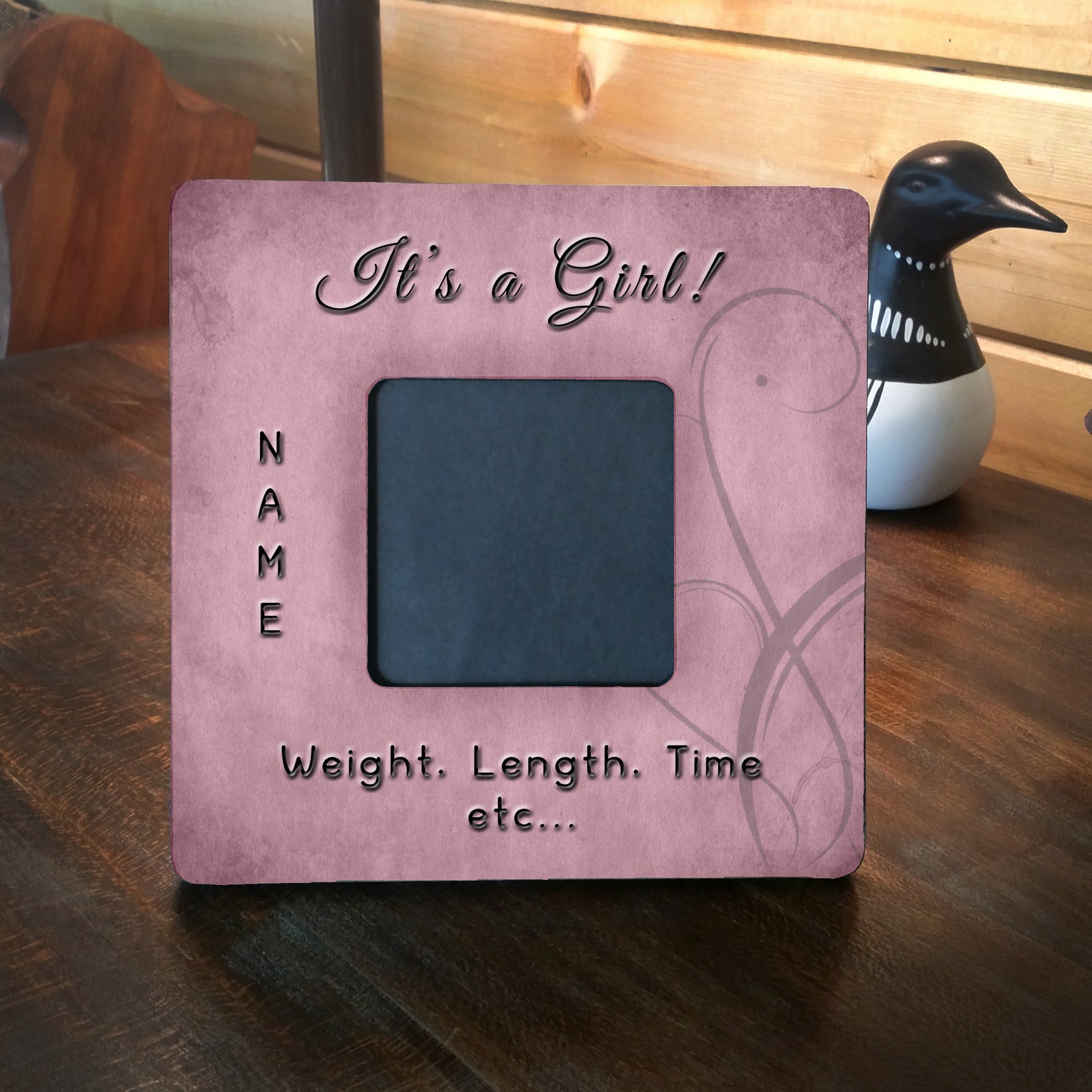 It's a Girl Picture Frame | Etsy