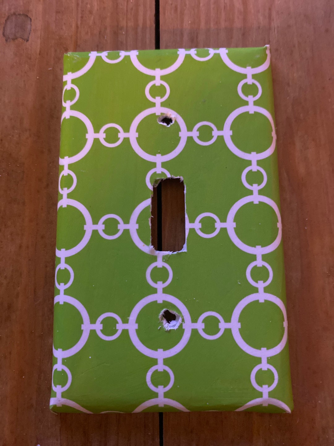 Geometric Design Light Switch Plate/outlet Cover. Etsy