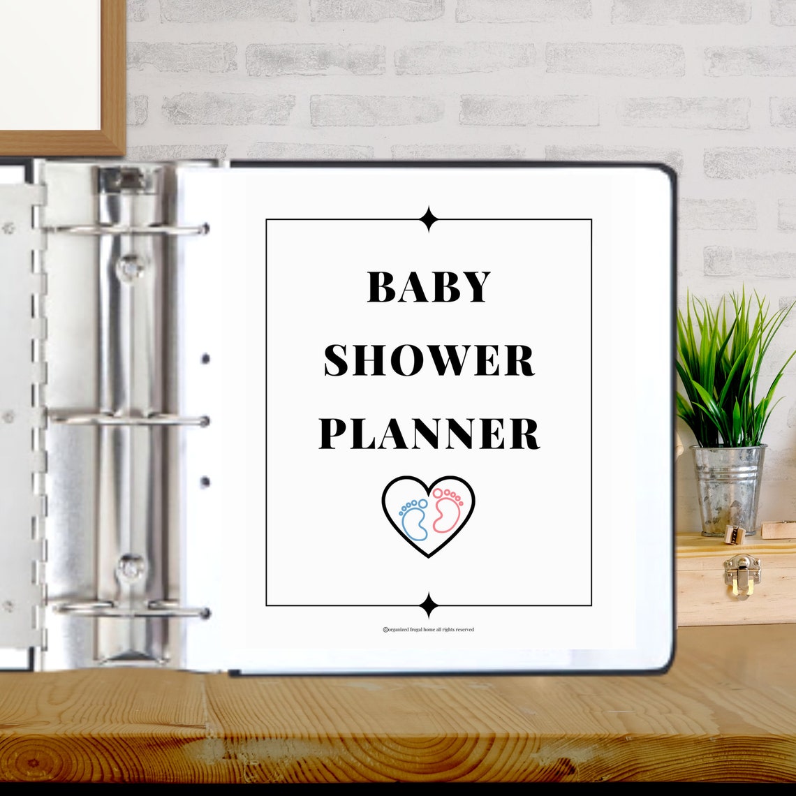 Baby Shower Party Planner Printable Event Planner Baby Etsy