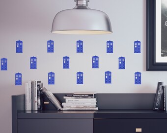 CALcomanía de pared TARDIS / calcomanía de vinilo / calcomanía de pared / doctor que calcomanía / etiqueta engomada de la pared / habitación de los niños / calcomanía de la pared del vinilo / envío gratis