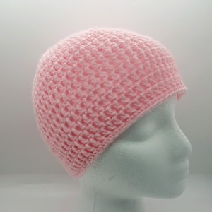 Handmade Fitted Crochet Beanie in Solid Colors / Christmas Stocking Stuffers for Kids