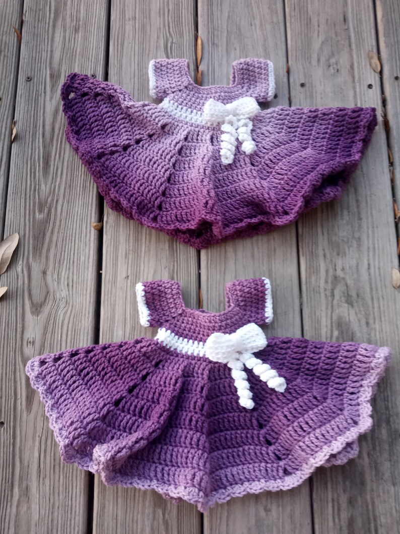Crochet Preemie Baby Dress Handmade Crochet Preemie Infant Etsy