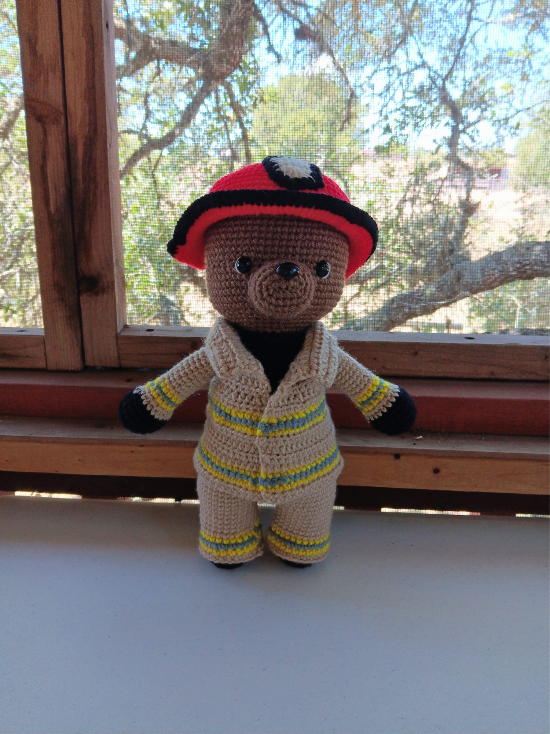 Fireman Teddy Bear Fire Fighting Teddy Bear Toy Etsy Australia