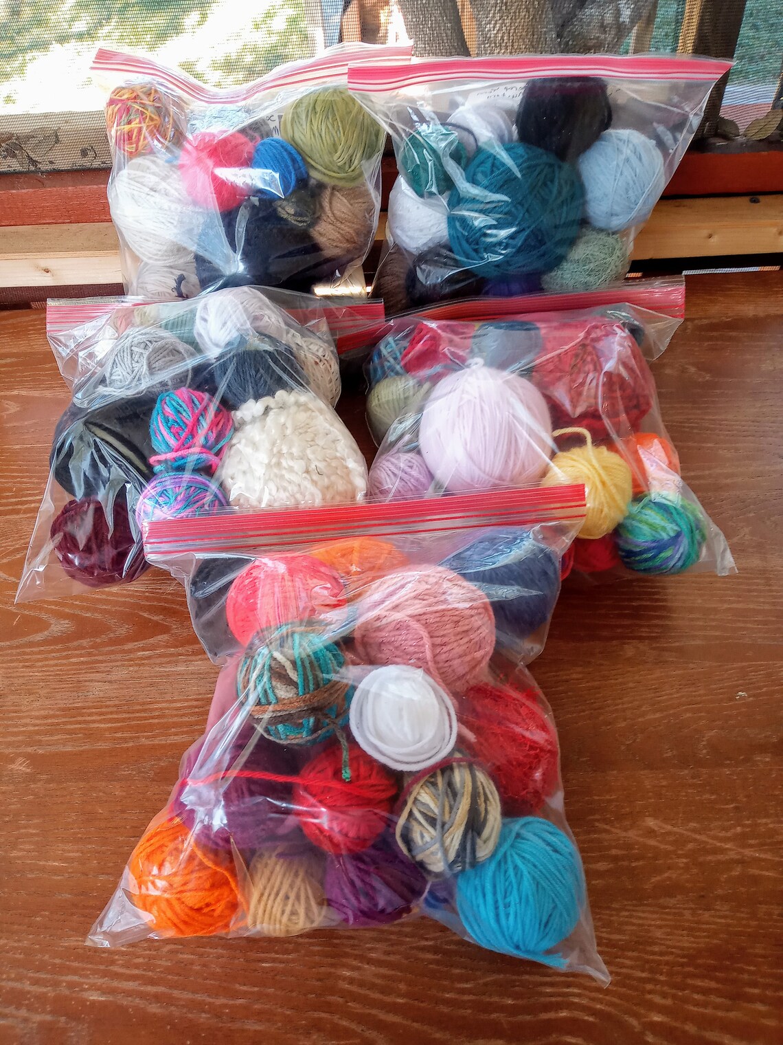 Scrap Yarn Mystery Bag / Yarn Grab Bag / Scrap Yarn Bundle Etsy
