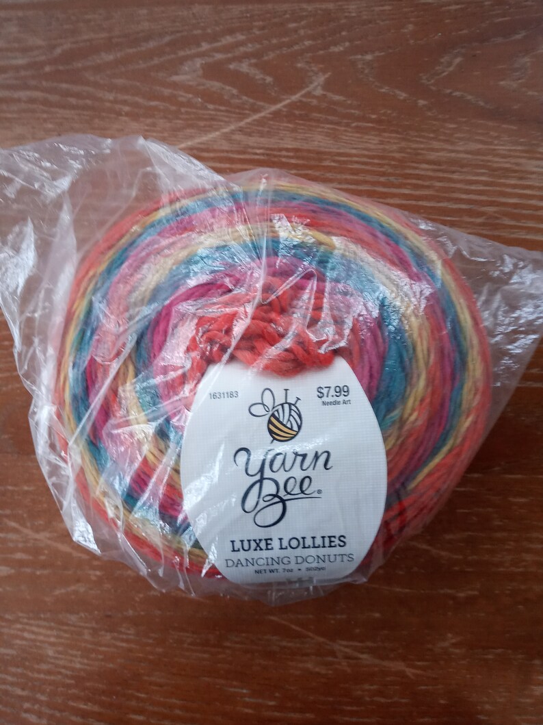 Yarn Bee Luxe Lollies Dancing Donuts Destash Yarn Fil Etsy