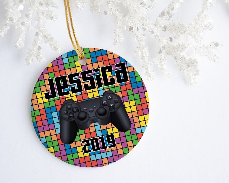 Personalized Video Gamer Ornament Game Controller Ornament Etsy