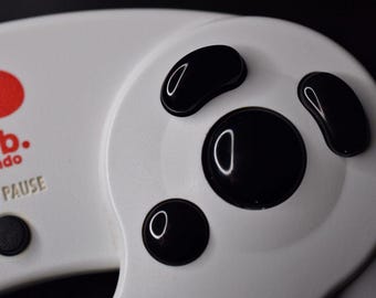 Black Bald Buttons