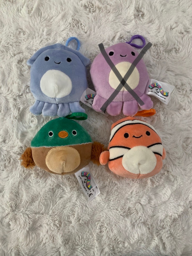 Custom Squishmallow Keychain | Etsy