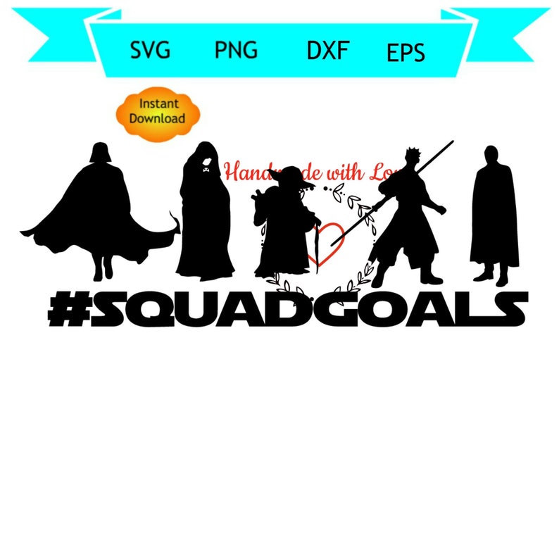 Download Star Wars squad goals svg dxf jpg png eps cut file instant ...