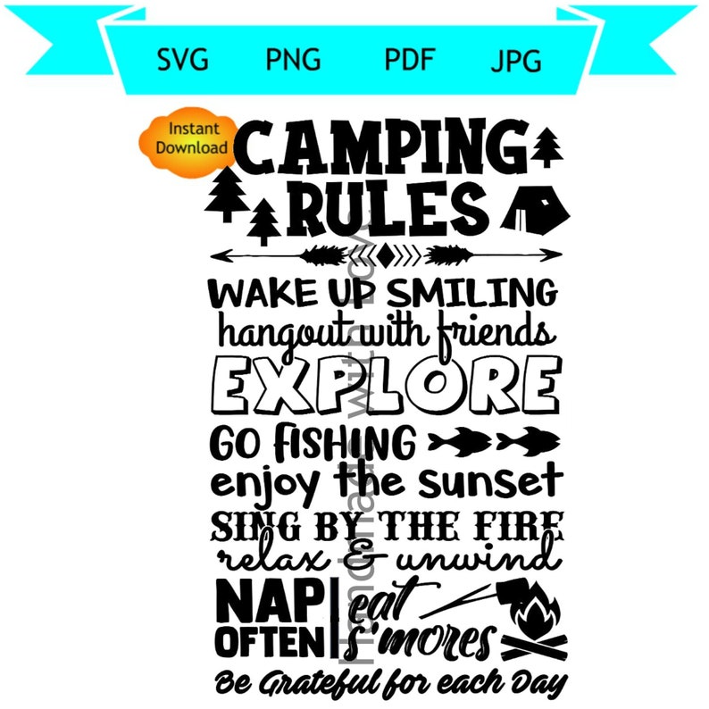 Free Free 99 Camping Rules Svg Free SVG PNG EPS DXF File