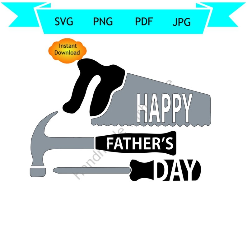 Download Happy Father's Day tool svg pdf png dxf Cricut cut file | Etsy