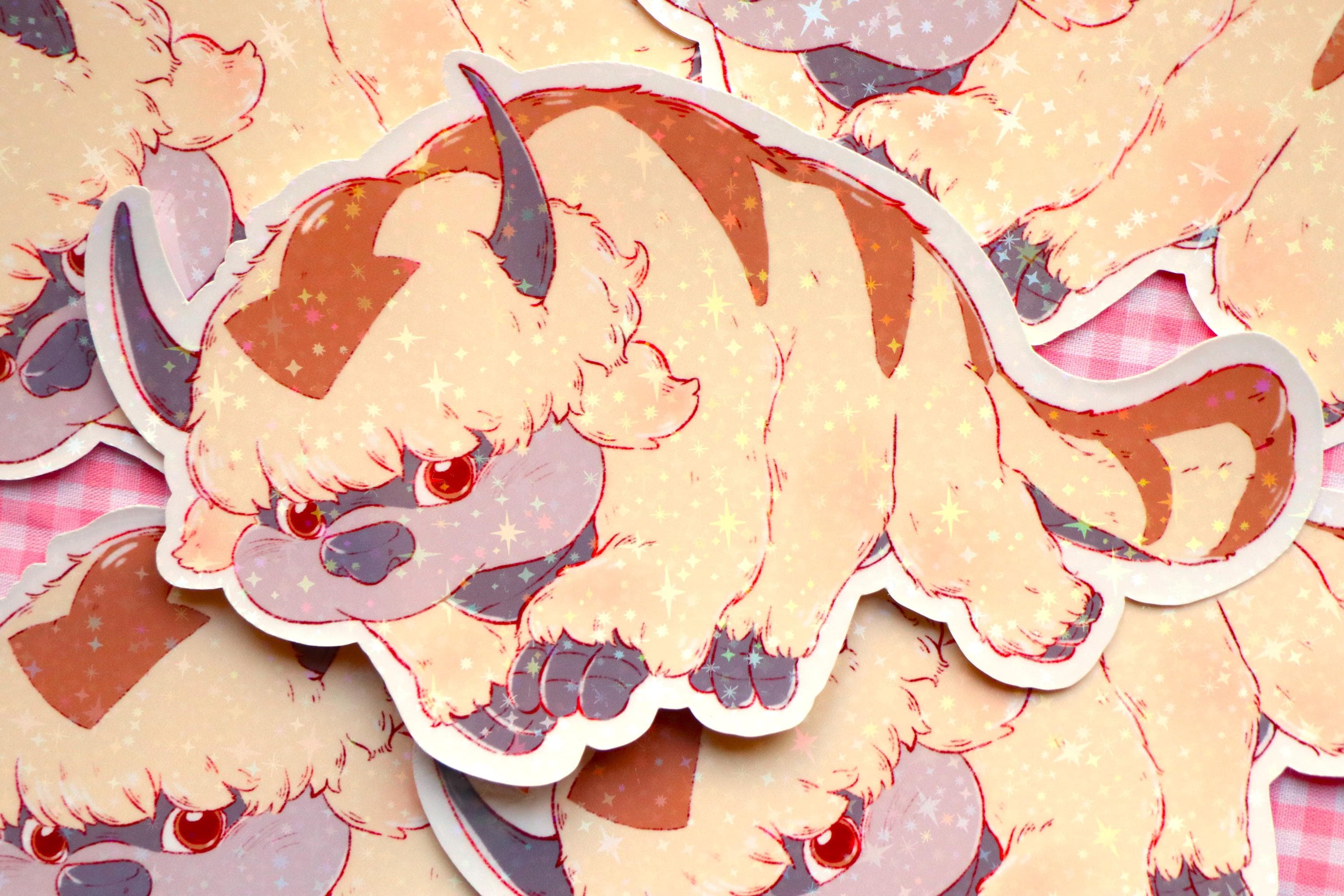 6.5 Inch Appa ATLA Jumbo Holographic Sticker, Large Decal - Etsy