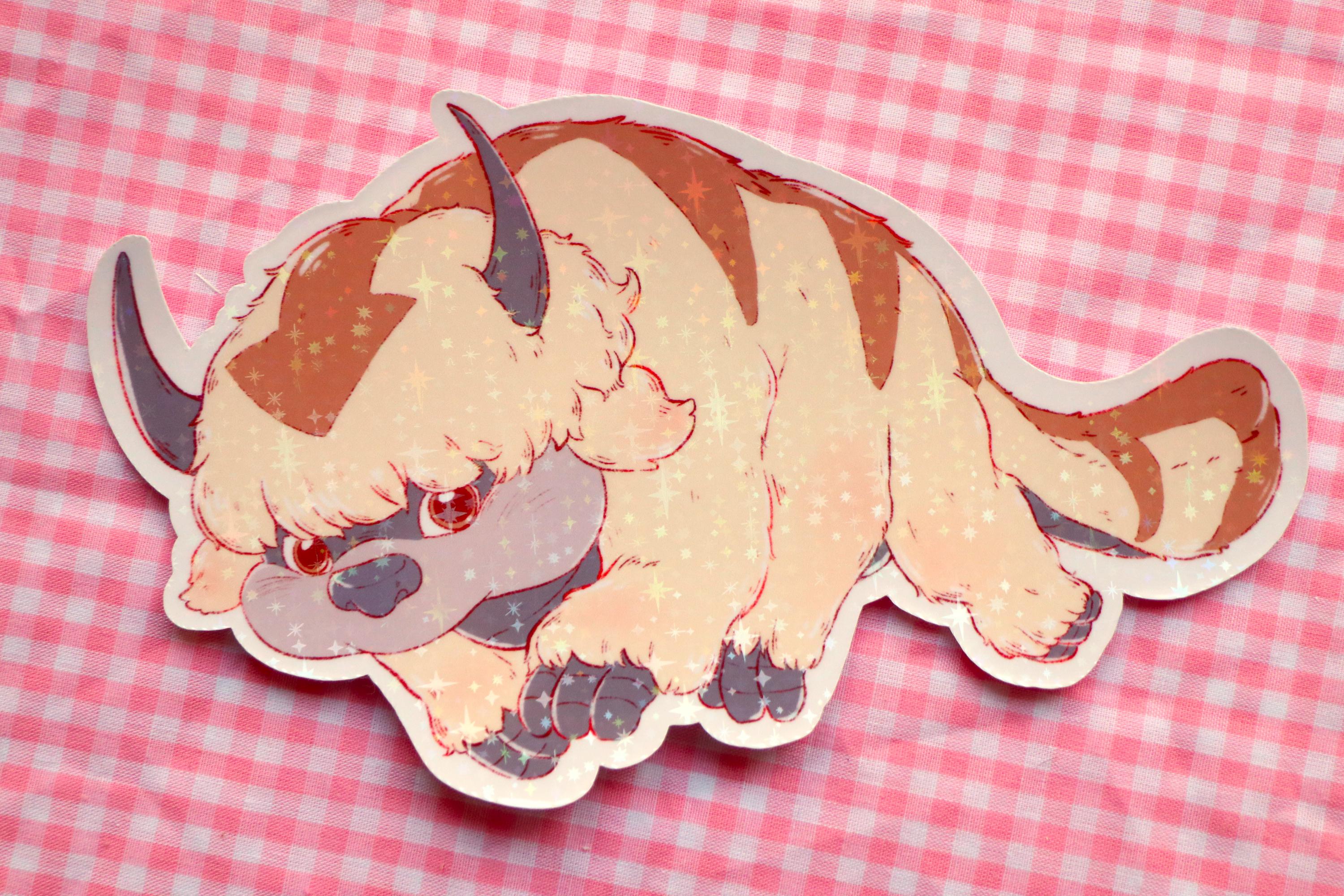 6.5 Inch Appa ATLA Jumbo Holographic Sticker, Large Decal - Etsy