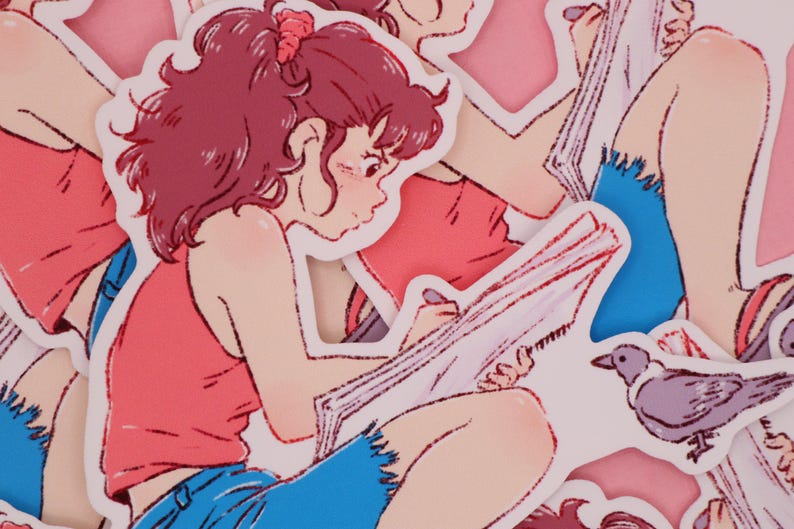 Kiki's Delivery Service Ursala Sticker: Studio Ghibli Fan Art afbeelding 4