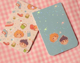 Ponyo reversible magnetic bookmark