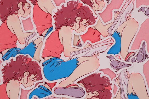 Kiki's Delivery Service Ursala Sticker: Studio Ghibli Fan Art