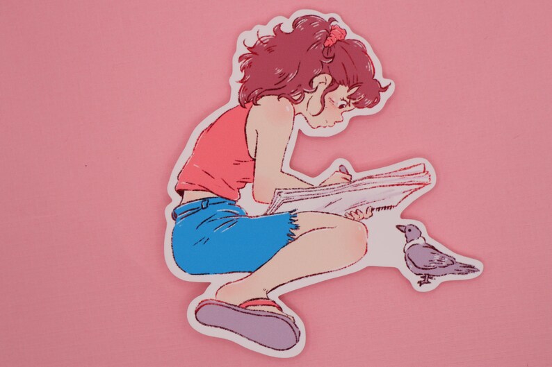 Kiki's Delivery Service Ursala Sticker: Studio Ghibli Fan Art afbeelding 5